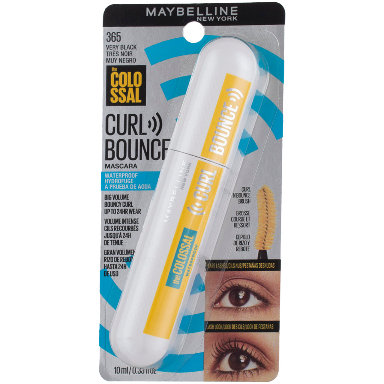 Maybelline The Colossal Curl Bouncing Mascara, Vitabox 0.33 Black – fl Very 365