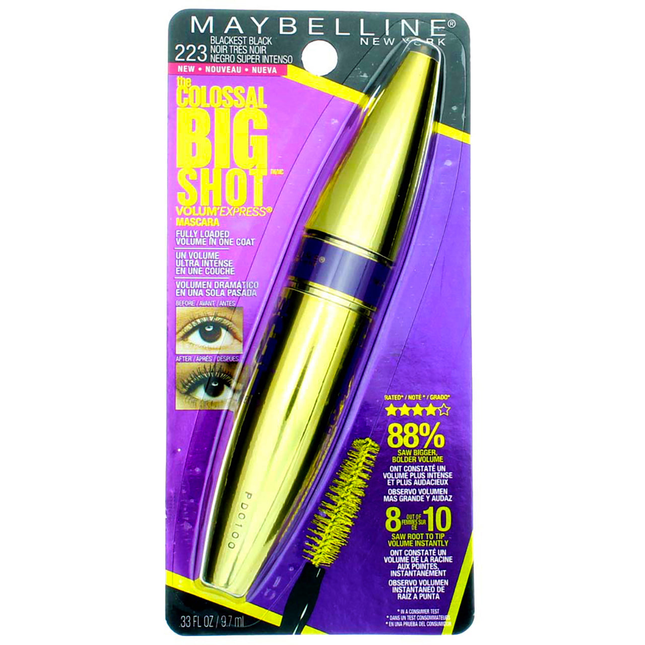 Maybelline Volum Express The Colossal Big Shot Waterproof Mascara