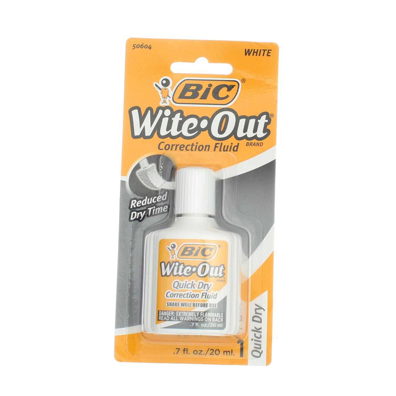 Bic Wite-Out 2 in 1 Correction Fluid 15 ml Bottle White WOPFP11