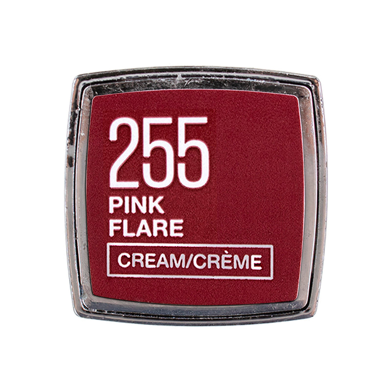 Maybelline Color Sensational Lipstick Cream, – 0.15 255, PINK FLARE, Vitabox oz