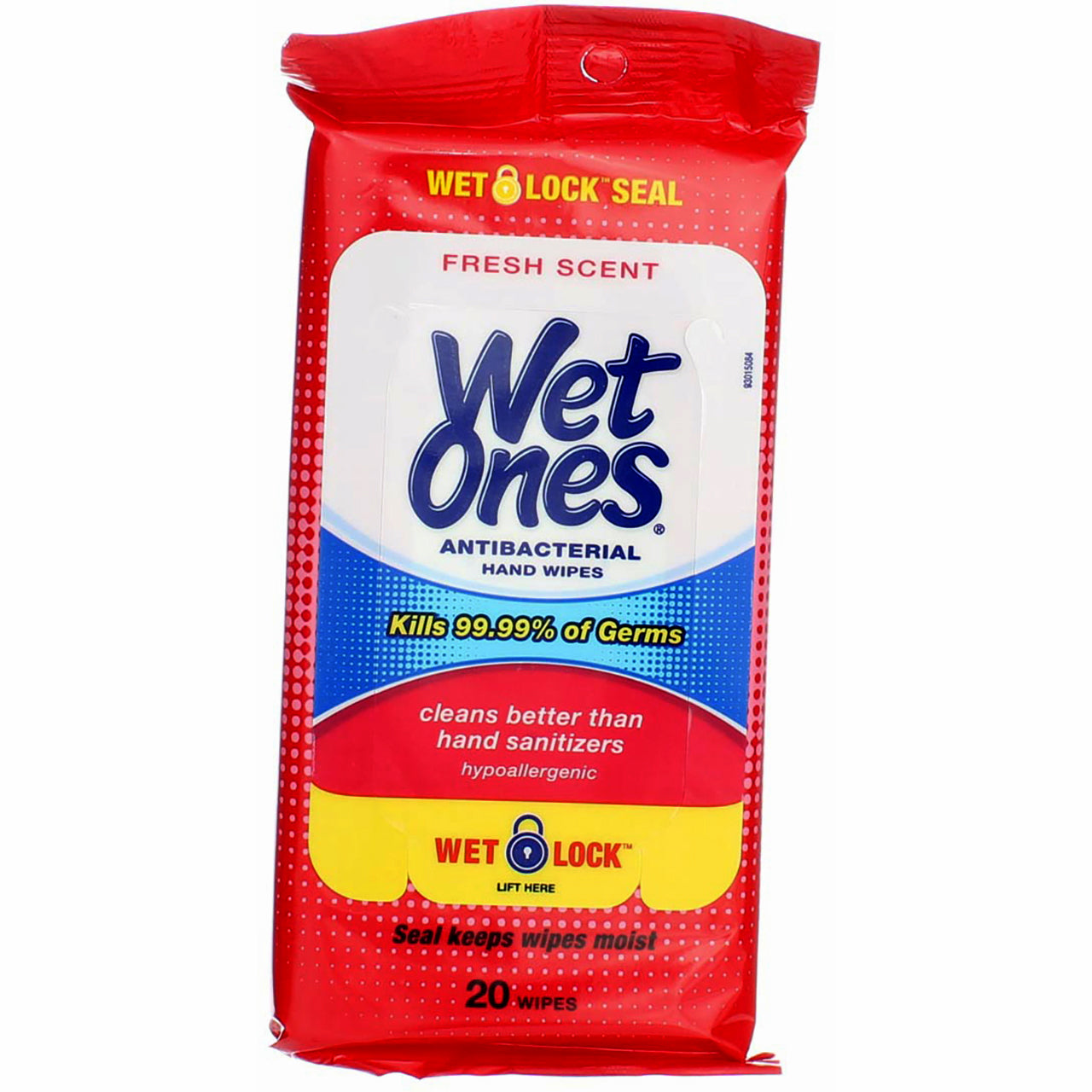 Wet Ones Antibacterial Hand Wipes Fresh Scent 20 Ct Vitabox