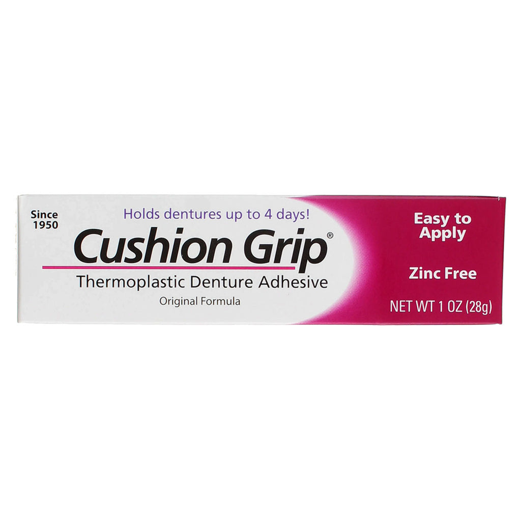 Cushion Grip Thermoplastic Denture Adhesive - 1 oz 